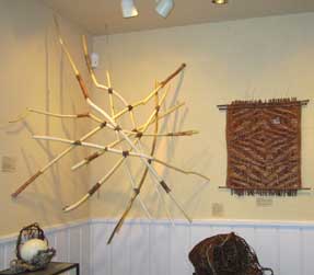 Semantics Gallery wall - Judy Zugish show 'from raw to refined'
